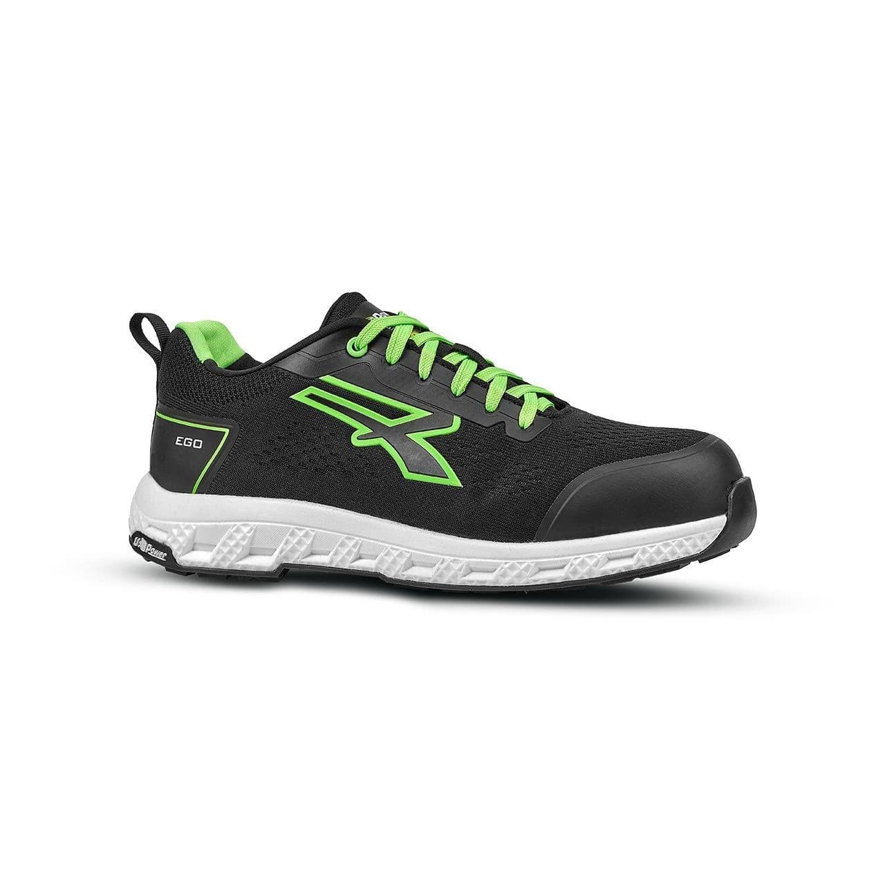 U-Power Aton ESD S1PS Scarpe Antinfortunistiche Basse Metal Free Nero Verde - 40