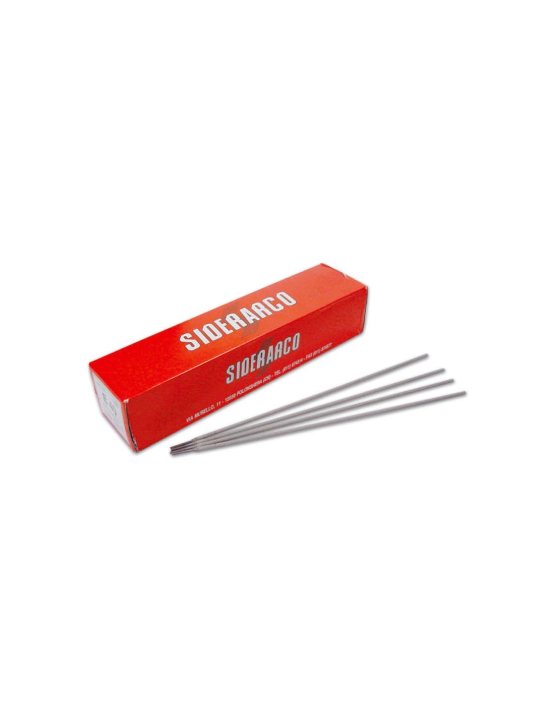 Siderarco E40 Elettrodi Rutilici E6013 Ø2,5x300 mm Confezione 275 Pz