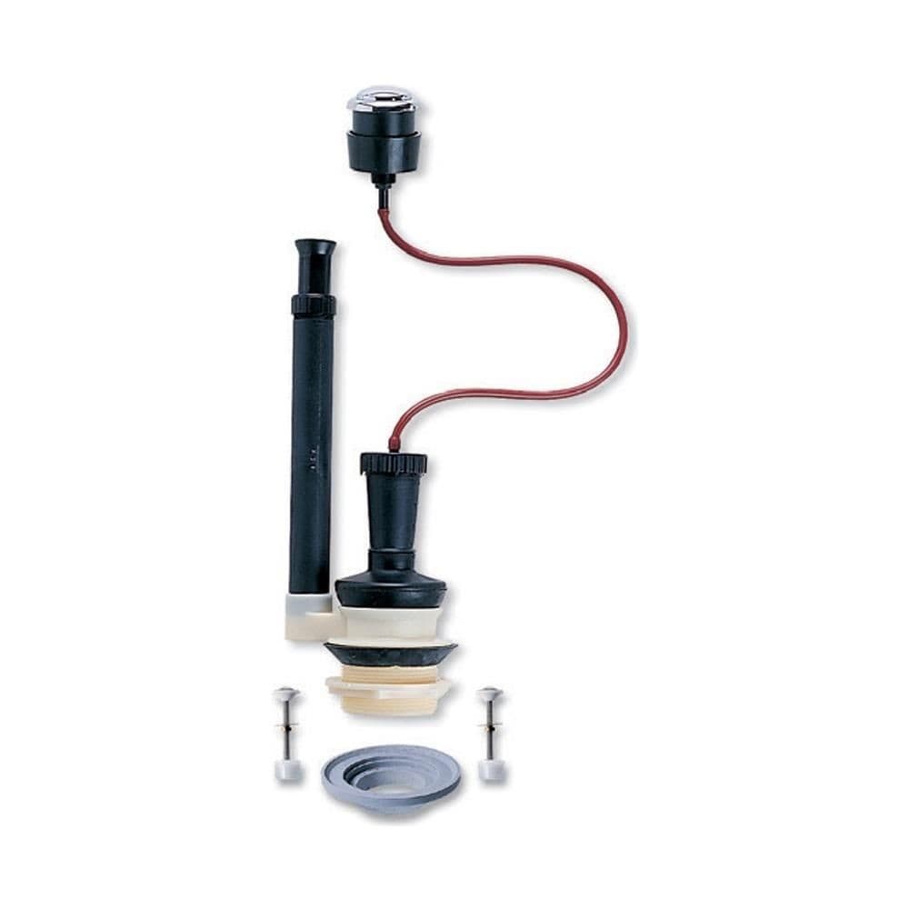 Batteria scarico pneumatica TREMOLADA senza galleggiante + pulsante cromo