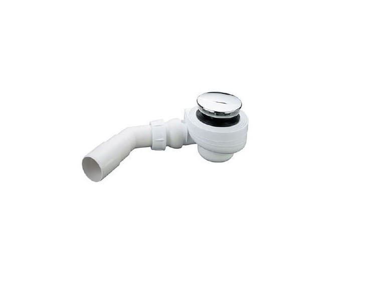 Piletta sifonata Nicoll Redi TurboFlow D.60 ispezionabile ABS cromato